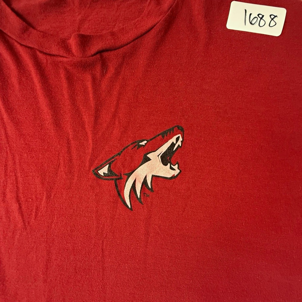 Forte Arizona Coyotes Coyote Logo Red Short Sleeve Crew Neck T-Shirt Men's L/XL